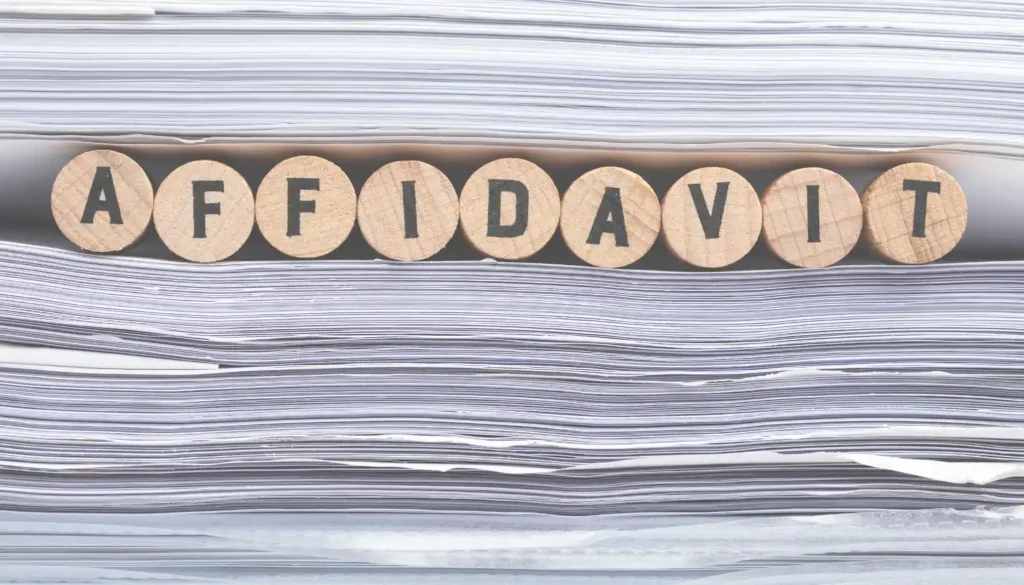 affidavit of support in Dubai